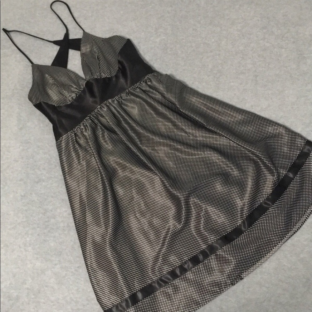 Polkadot Mini Cocktail Dress Size 5 Hoco Whimsigoth Party Babydoll Strap Sexy